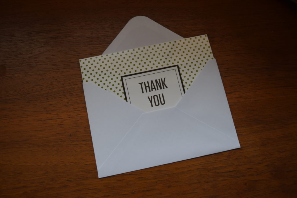 Thank You Cards: Thanks, But No Thanks - Live Within Your Meaning